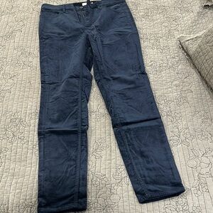 Navy Blue Corduroy Jeans